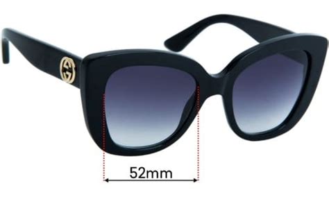 gucci gg0327s 52|gucci sunglasses replacement lenses.